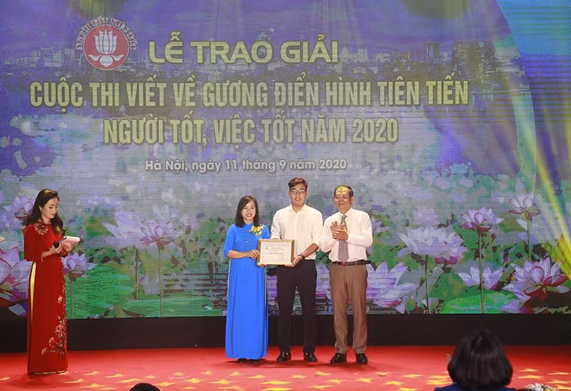 ha noi thanh lap ban to chuc cuoc thi viet ve guong dien hinh tien tien nguoi tot viec tot hinh 1