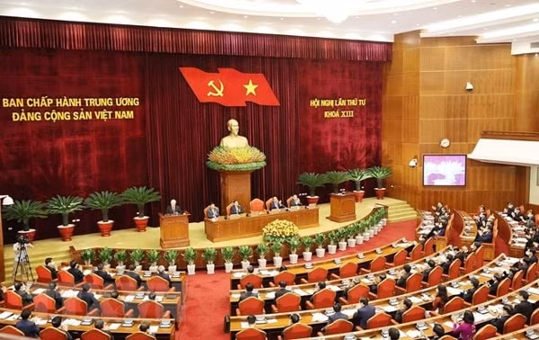 toan van phat bieu khai mac hoi nghi trung uong 4 cua tong bi thu nguyen phu trong hinh 2