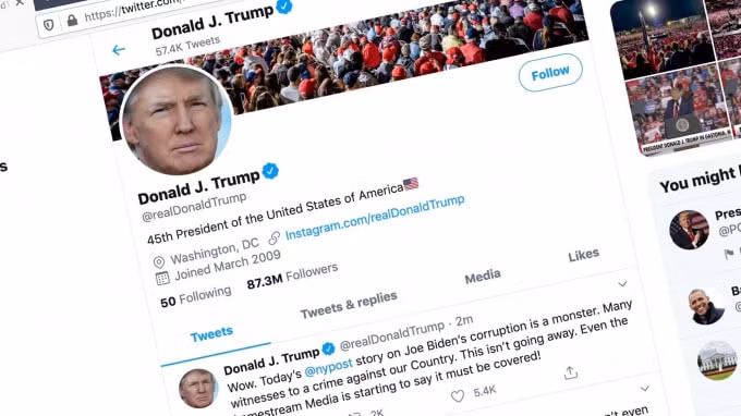 ong donald trump muon khoi phuc tai khoan twitter hinh 1