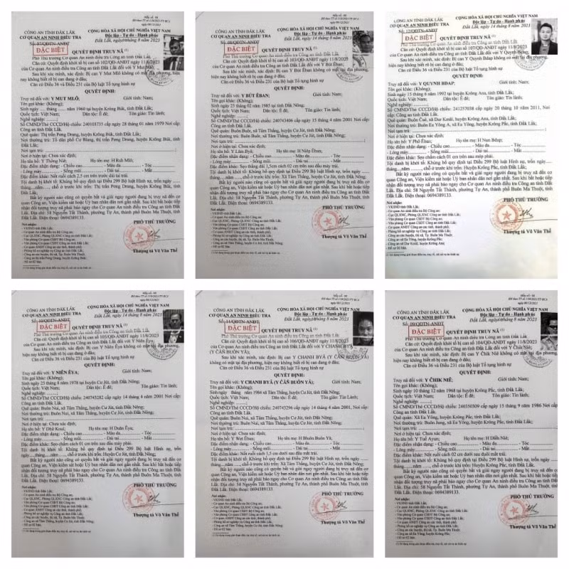 quyet dinh truy na dac biet them 6 doi tuong lien quan vu khung bo tai dak lak hinh 1