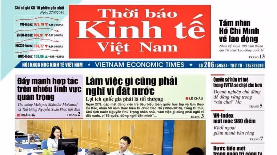Thời Báo Kinh Tế Việt Nam.