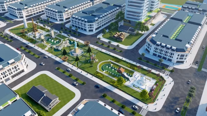 Phối cảnh KĐT kiểu mẫu Việt Hàn.