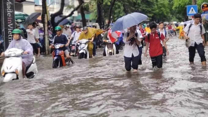 Nhiều tỉnh thành có nguy cơ lũ quét, ngập úng trên diện rộng. Ảnh: TL.