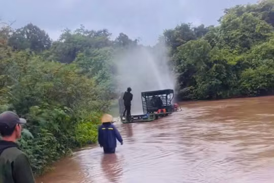 Gia Lai: Nhiều địa phương phía Tây ngập sâu do mưa lớn