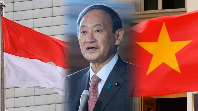 Thủ tướng Yoshihide Suga lựa chọn Việt Nam trong số những nước công du nước ngoài đầu tiên - Ảnh: Reuters/Nikkei