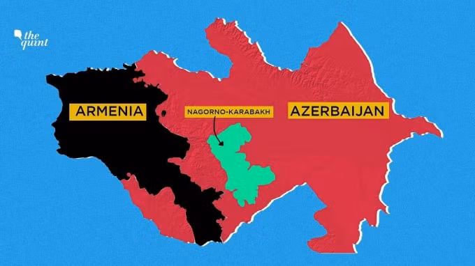 Cuộc tranh chấp giữa Armenia và Azerbaijan về Nagorno-Karabakh đã tồn tại âm ỉ nhiều năm - Ảnh: Reuters