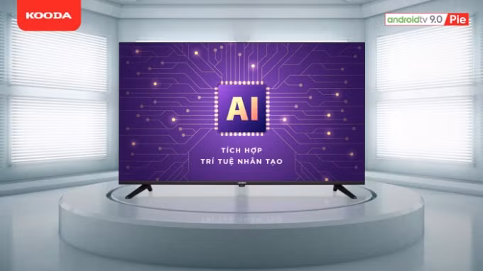 Trí tuệ nhân tạo (AI) được KOODa tích hợp trên dòng tivi giá rẻ, tăng tiện ích tối đa cho người dùng