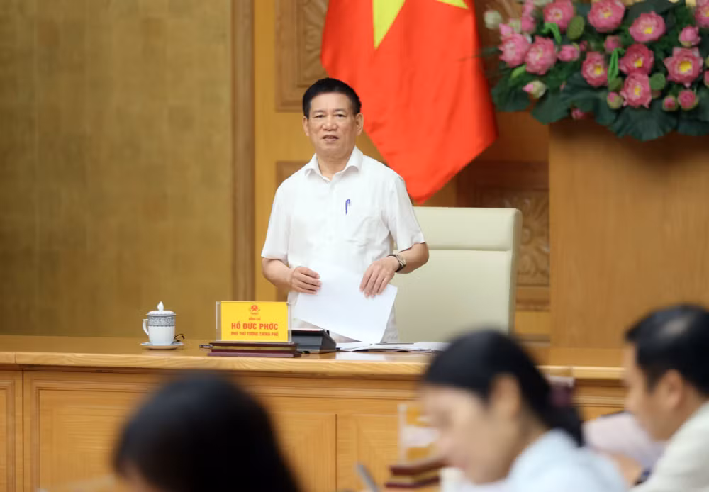 Phó Thủ tướng Hồ Đức Phớc chủ trì cuộc họp Ban Chỉ đạo phòng chống rửa tiền- Ảnh 3.