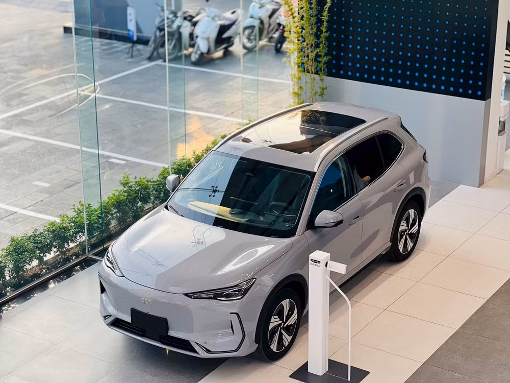Mẫu SUV thuần điện Geely EX5 - Ảnh: Tasco