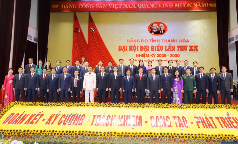69 đồng chí được bầu vào Ban Chấp hành Đảng bộ tỉnh Thanh Hoá khoá XX