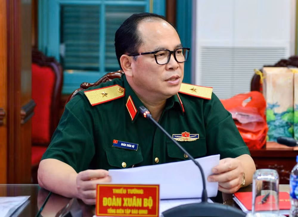 Thiếu tướng Đoàn Xuân Bộ, Tổng biên tập Báo QĐND