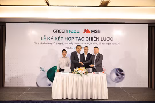GreenNode và MSB mở rộng hợp tác chiến lược, đưa AI vào vận hành sâu trong hoạt động ngân hàng