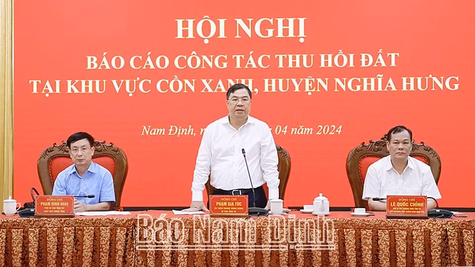 ban thuong vu tinh uy nam dinh luon san sang tiep doi thoai voi cac ho dan khu vuc con xanh hinh 2