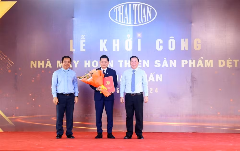 tap doan thai tuan khoi cong nha may hoan thien san pham det 12000 ty tai long an hinh 2