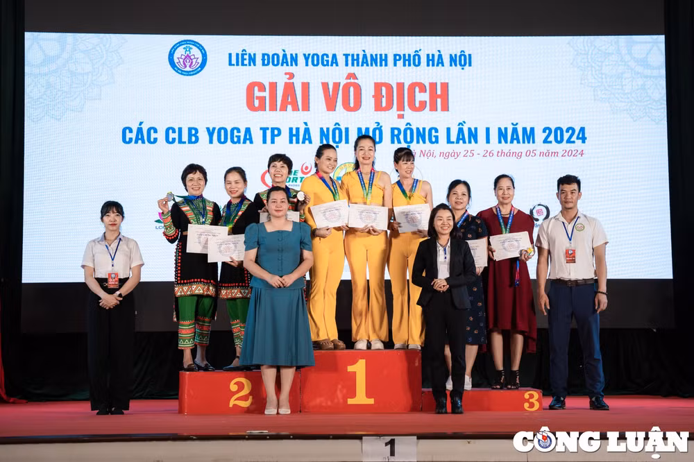 be mac giai vo dich cac clb yoga ha noi mo rong lan thu i nam 2024 hinh 1