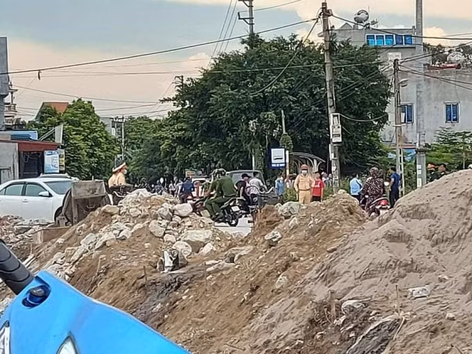 Khu vực phát hiện ông Điều tử vong
