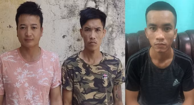 Các đối tượng tại cơ quan Công an
