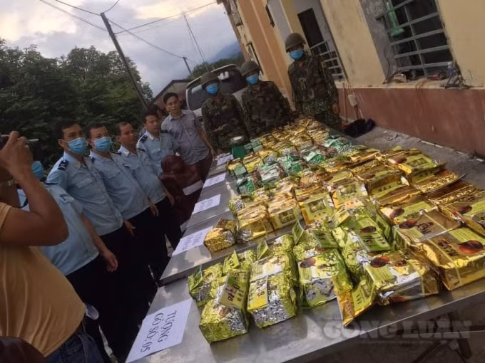 Số ma tuý bị lực lượng chức năng phát hiện