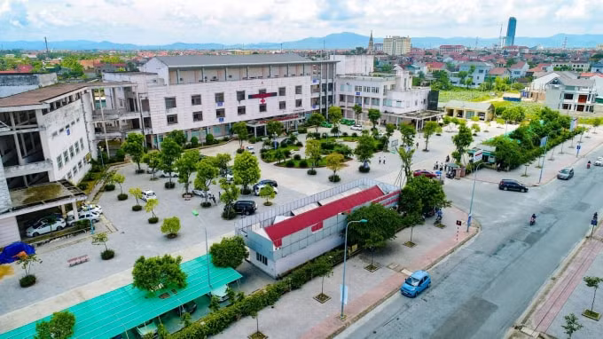Quang cảnh Bệnh viện đa khoa Thành phố Hà Tĩnh