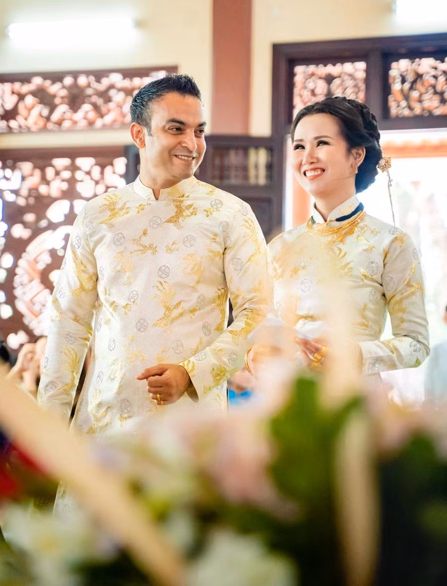 Kết hôn vào năm 2019, Võ Hạ Trâm và doanh nhân Vikas ngày càng mặn nồng.