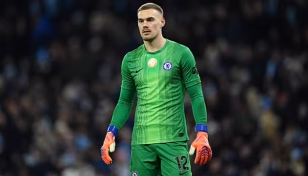 Thủ thành Filip Jorgensen có màn trình diễn xuất sắc với nhiều pha cứu thua quan trọng cho Chelsea.