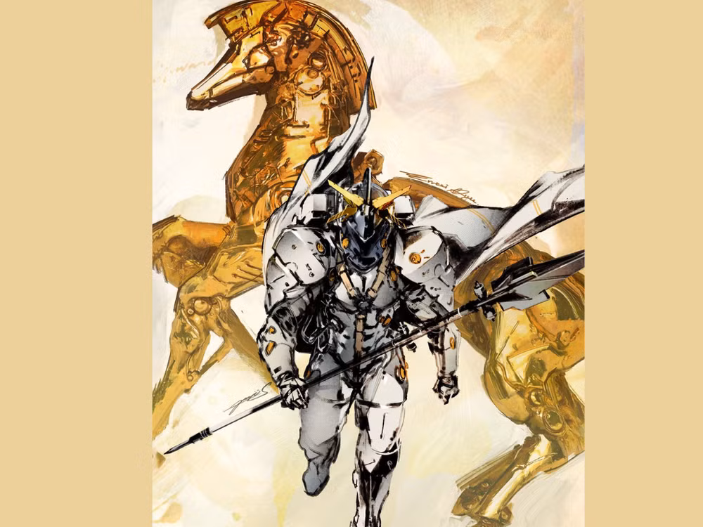Artwork mascot Ludens của Kojima Productions do Hideo Kojima chia sẻ trên mạng xã hội X