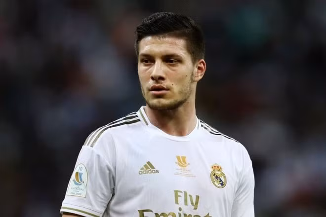 Tiền đạo Luka Jovic mắc COVID-19. Ảnh: TL
