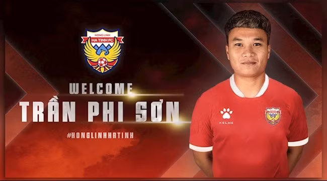 Phi Sơn chính thức đầu quân cho CLB Hồng Lĩnh Hà Tĩnh. Ảnh: bongda24h.vn