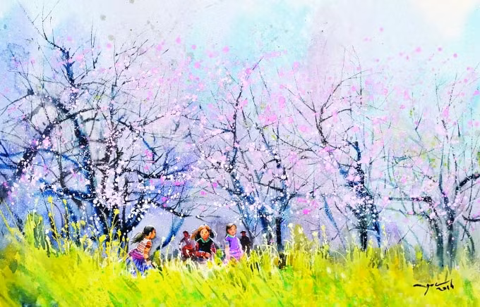 lang nghe mua xuan hinh 1