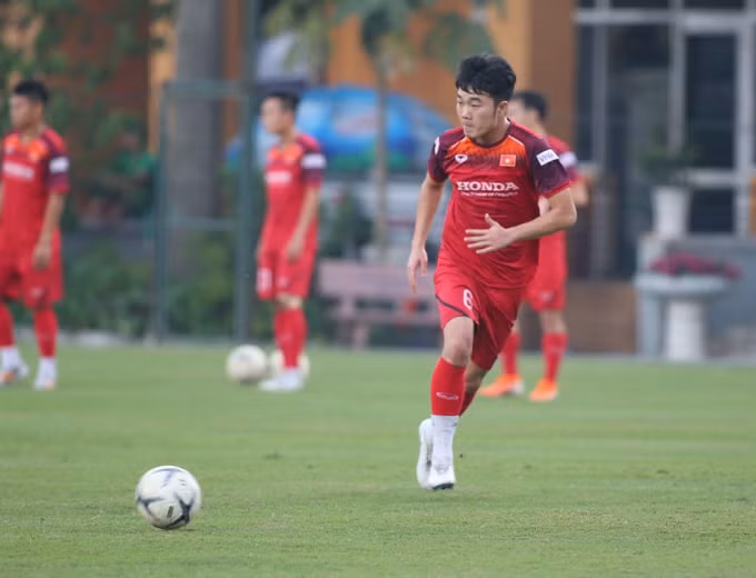 Tinh thần tập trung cao độ là điều dễ nhận ra ở các tuyển thủ Việt Nam. Ảnh: Dương Lâm