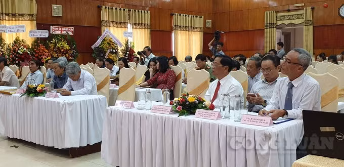Quang cảnh buổi lễ.