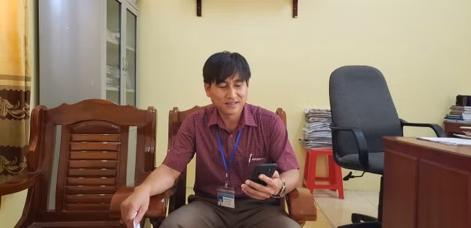 Ông Đỗ Hồng Quân – Chủ tịch UBND xã Gia Tiến.