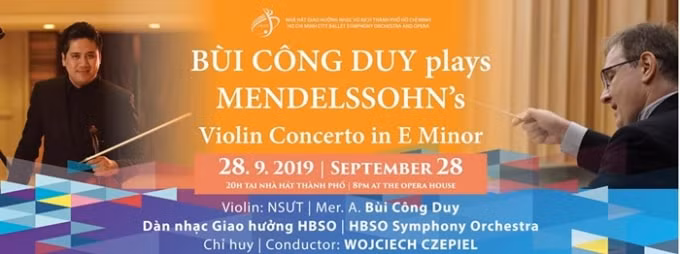 Chương trình diễn ra tối 28/9/2019, tại Nhà hát Thành phố Hồ Chí Minh.