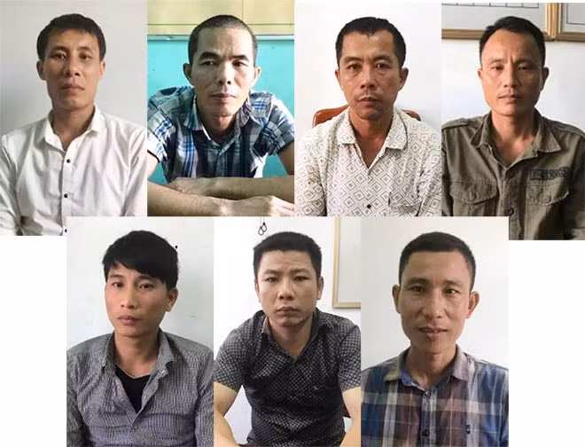 7 trong số 11 đối tượng tham gia vụ phá rừng này đã bị Công an huyện Bố Trạch khởi tố