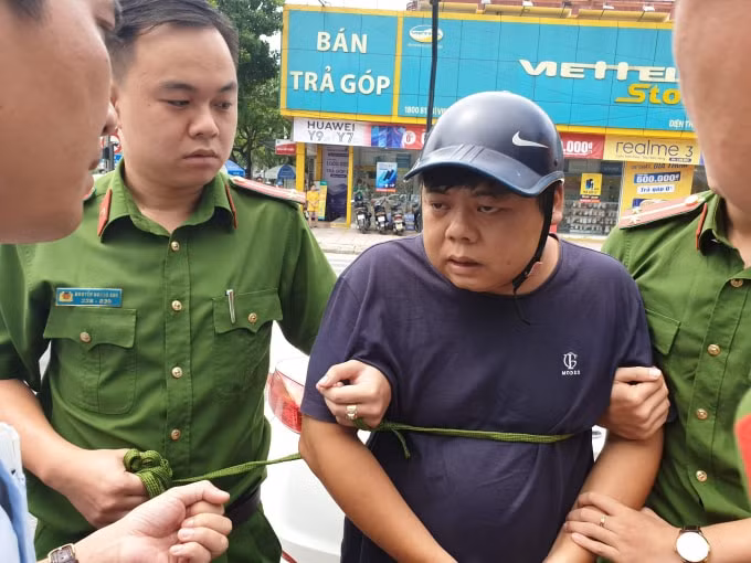 Đối tượng Yang Chang Cai được đưa về cơ quan điều tra