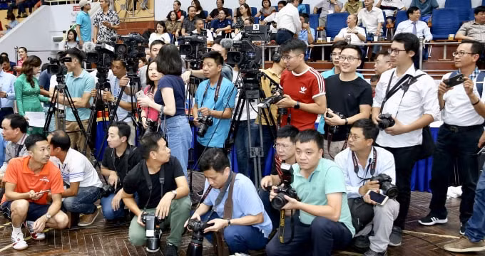 Các Nhà báo, phóng viên tham dự và đưa tin rất đông trong những ngày này thể hiện sức hút của Giải năm nay rất lớn.