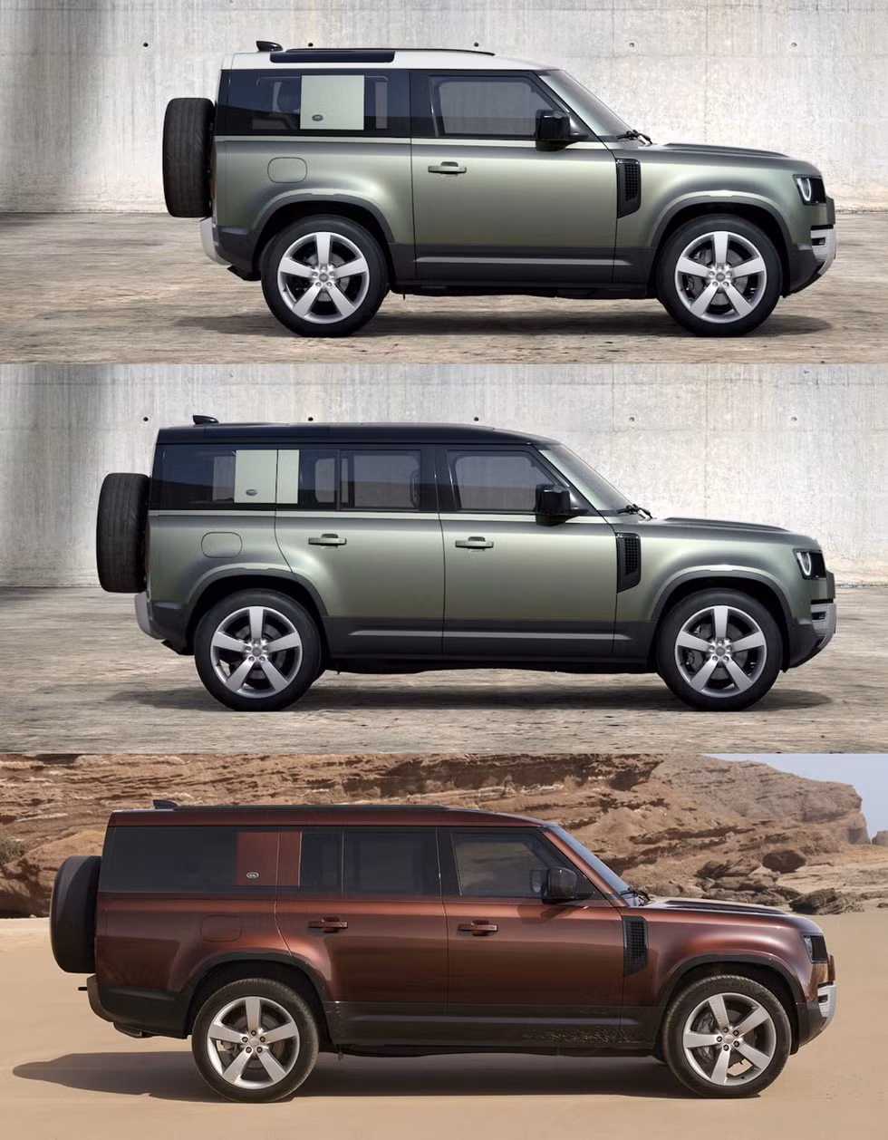 suv dia hinh land rover defender 130 ra mat thiet ke 8 cho ngoi rong hinh 1