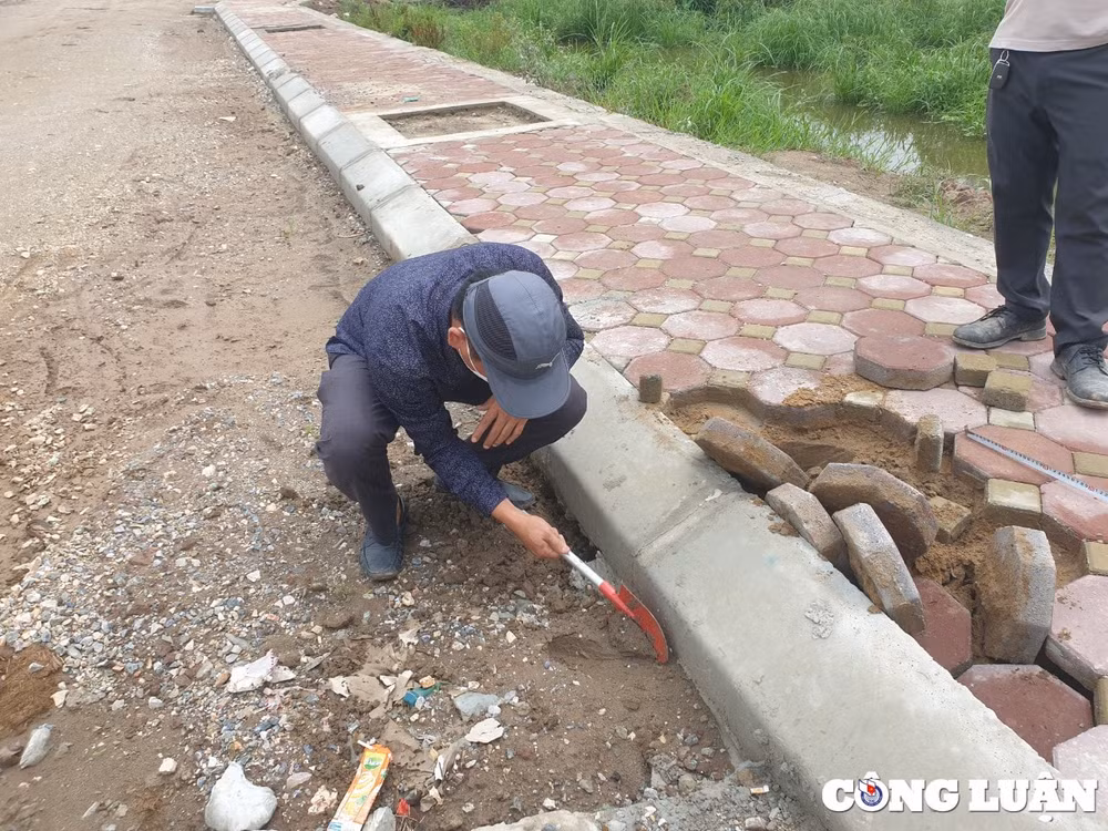 nghi van rut ruot cong trinh tai du an xay dung ha tang khu dau gia dat xa thang loi hinh 2