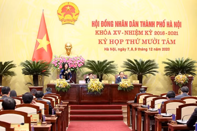 HĐND TP Hà Nội sẽ thông qua nhiều nghị quyết quan trọng. Ảnh: TL