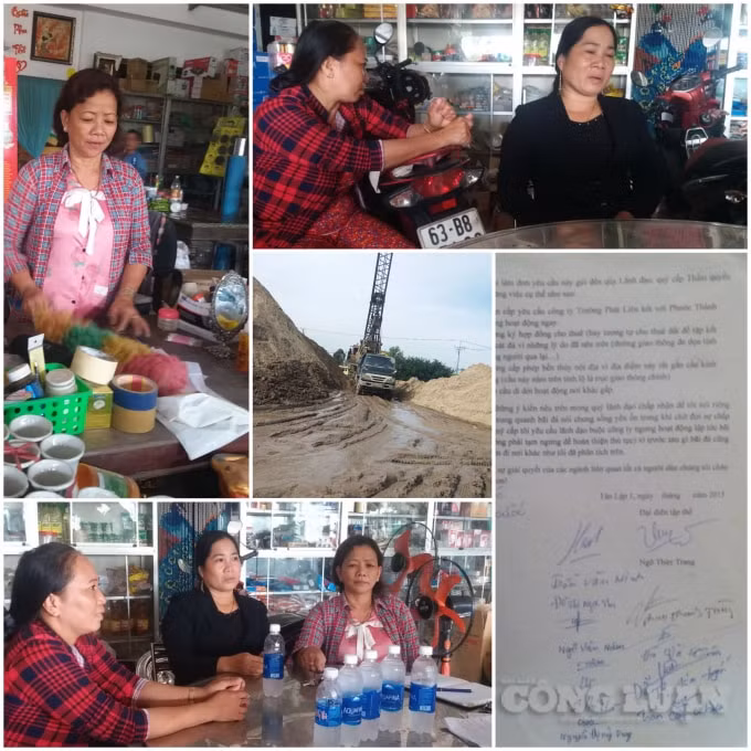 Nhiều người dân bức xúc, gửi đơn khiếu nại, tố cáo lên cơ quan chức năng và chính quyền.