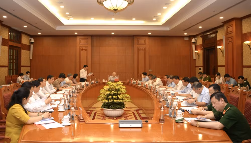 tong bi thu chu tri hop thuong truc ban chi dao trung uong ve phong chong tham nhung tieu cuc hinh 2