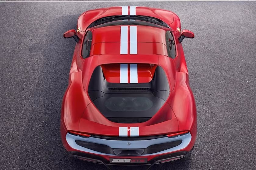 ngam sieu xe mui tran ferrari 296 gts so huu suc manh 819 ma luc hinh 5