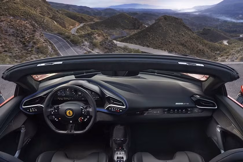 ngam sieu xe mui tran ferrari 296 gts so huu suc manh 819 ma luc hinh 6
