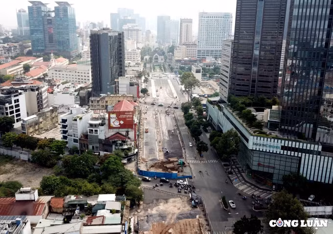 bon giai doan ban giao mat duong le loi cua tuyen metro so 1 ben thanh suoi tien hinh 2