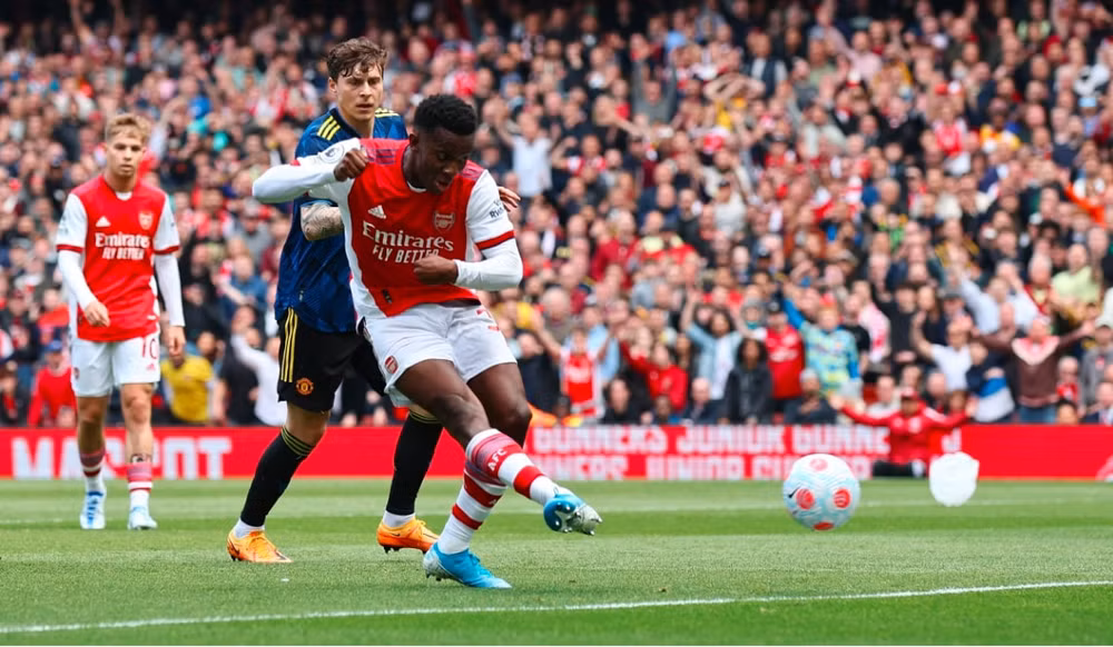 danh bai man utd 3 1 arsenal leo len dung vi tri thu 4 ngoai hang anh hinh 8