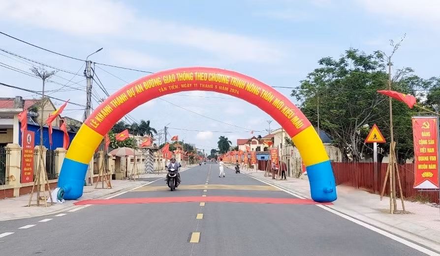 xa tan tien huyen an duong khi nguoi dan dong thuan voi cac du an giao thong nong thon hinh 3