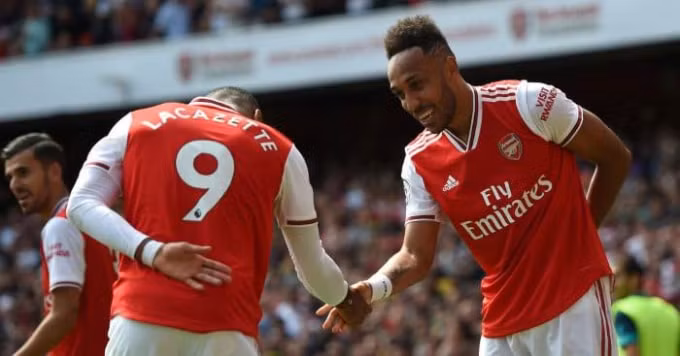 Arsenal cũng đang thi đấu đầy ổn định với sự chói sáng của Lacazette và Aubameyang. Ảnh: Getty
