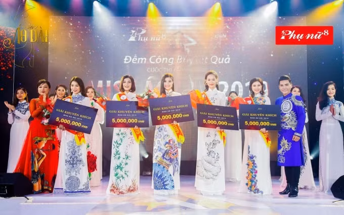 5 thí sinh đạt giải khuyến khích cuộc thi ảnh online Miss Áo Dài 2019.