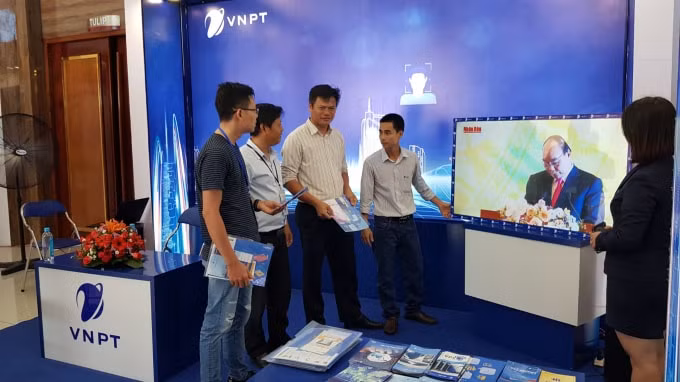 Gian hàng VNPT Tại triển lãm