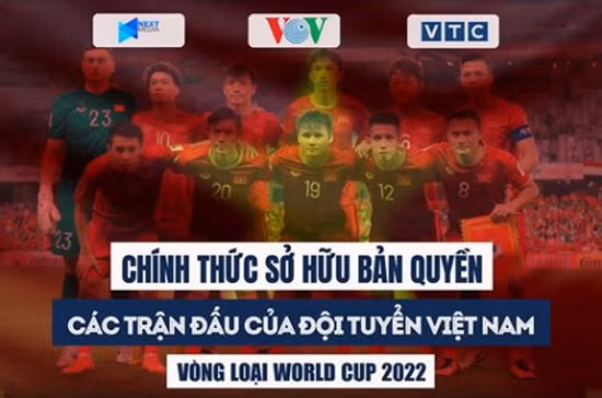 VOV sở hữu bản quyền các trận đấu có ĐTVN ở vòng loại World Cup 2022